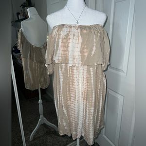 Raviya Off Shoulder Beach Cover Sun Dress M